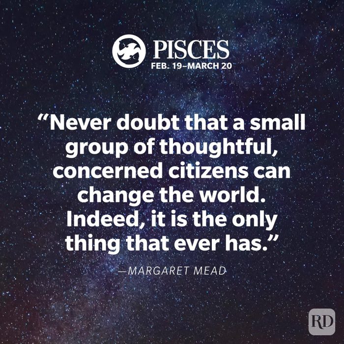 Pisces The Most Inspirational Zodiac Quotes For Each Sign on Milky Way galaxy background