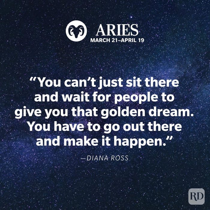 Aries The Most Inspirational Zodiac Quotes For Each Sign on Milky Way galaxy background