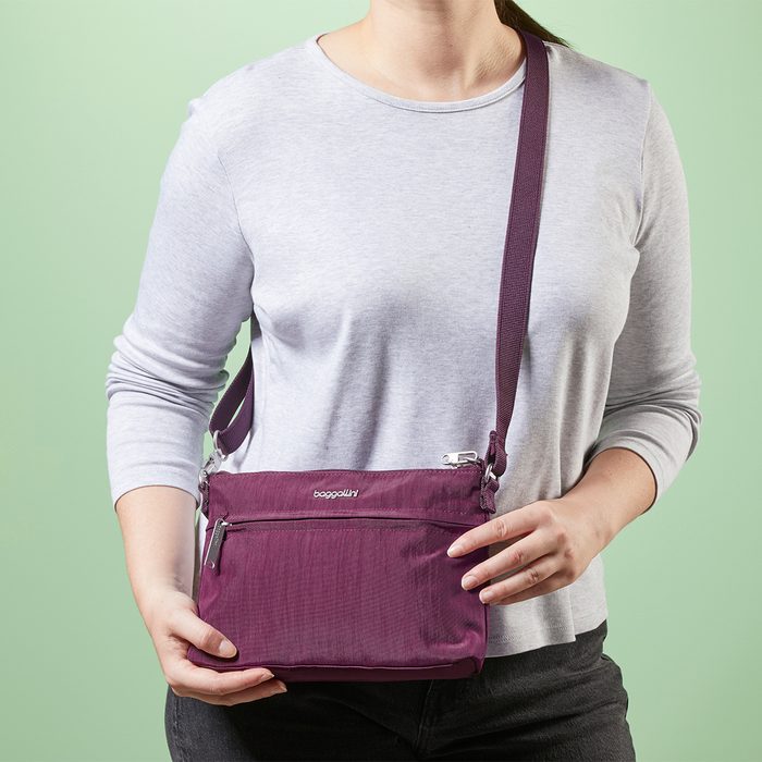 Baggallini Securtex Anti Theft Memento Crossbody Bag Rdd Ptt Antitheftbags 051524 Ef Baggallini Antitheft Memento Crossbody