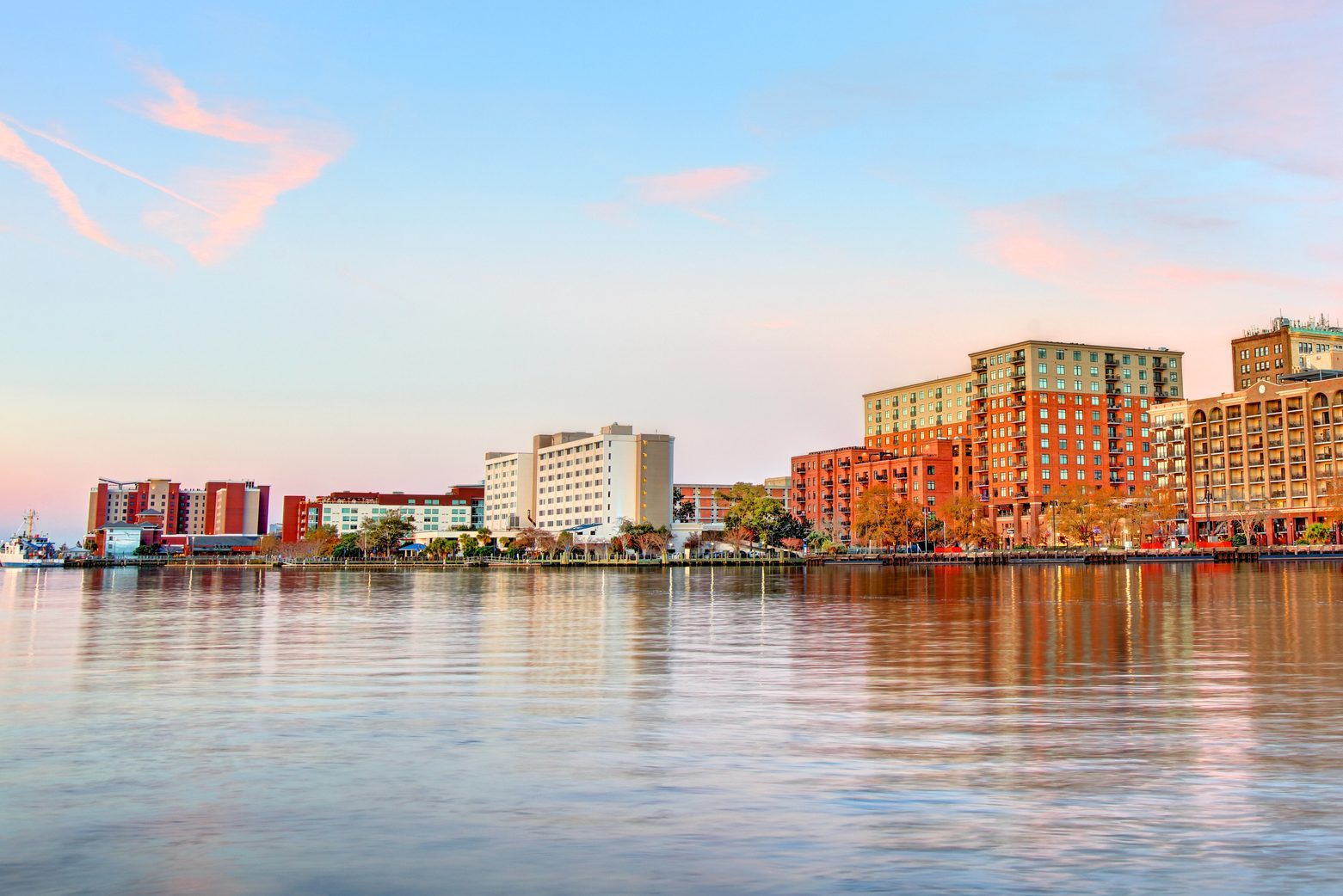 Wilmington along the Cape Fear River