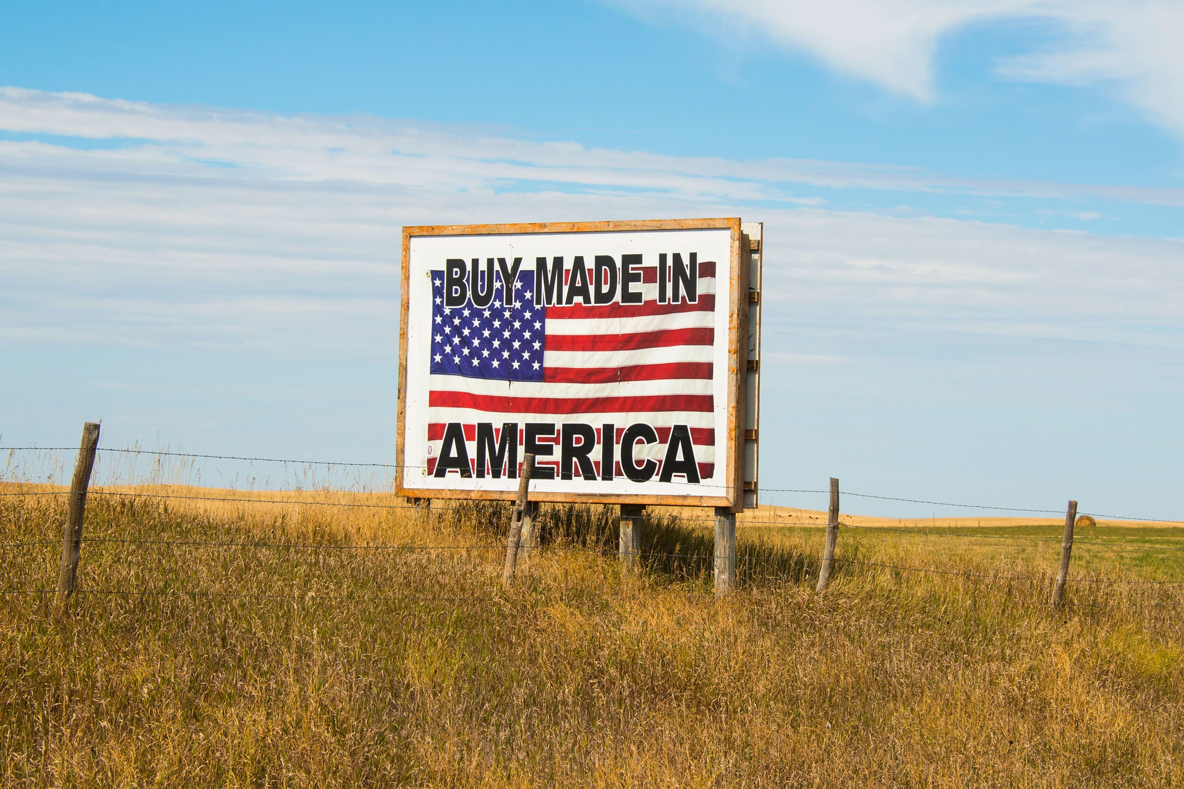Made in America sign