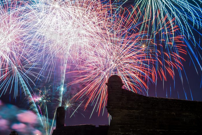 Fireworks Over Castillo de San Marcos