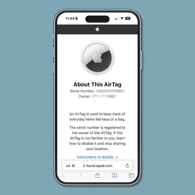 How To Detect An Airtag And Disable It If Youre Being Tracked Locate Serial Number
