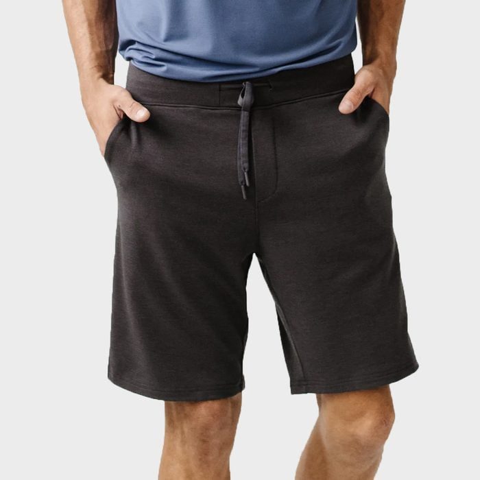 Mens Ultra Soft Bamboo Jogger Shorts Ecomm Cozyearth.com 