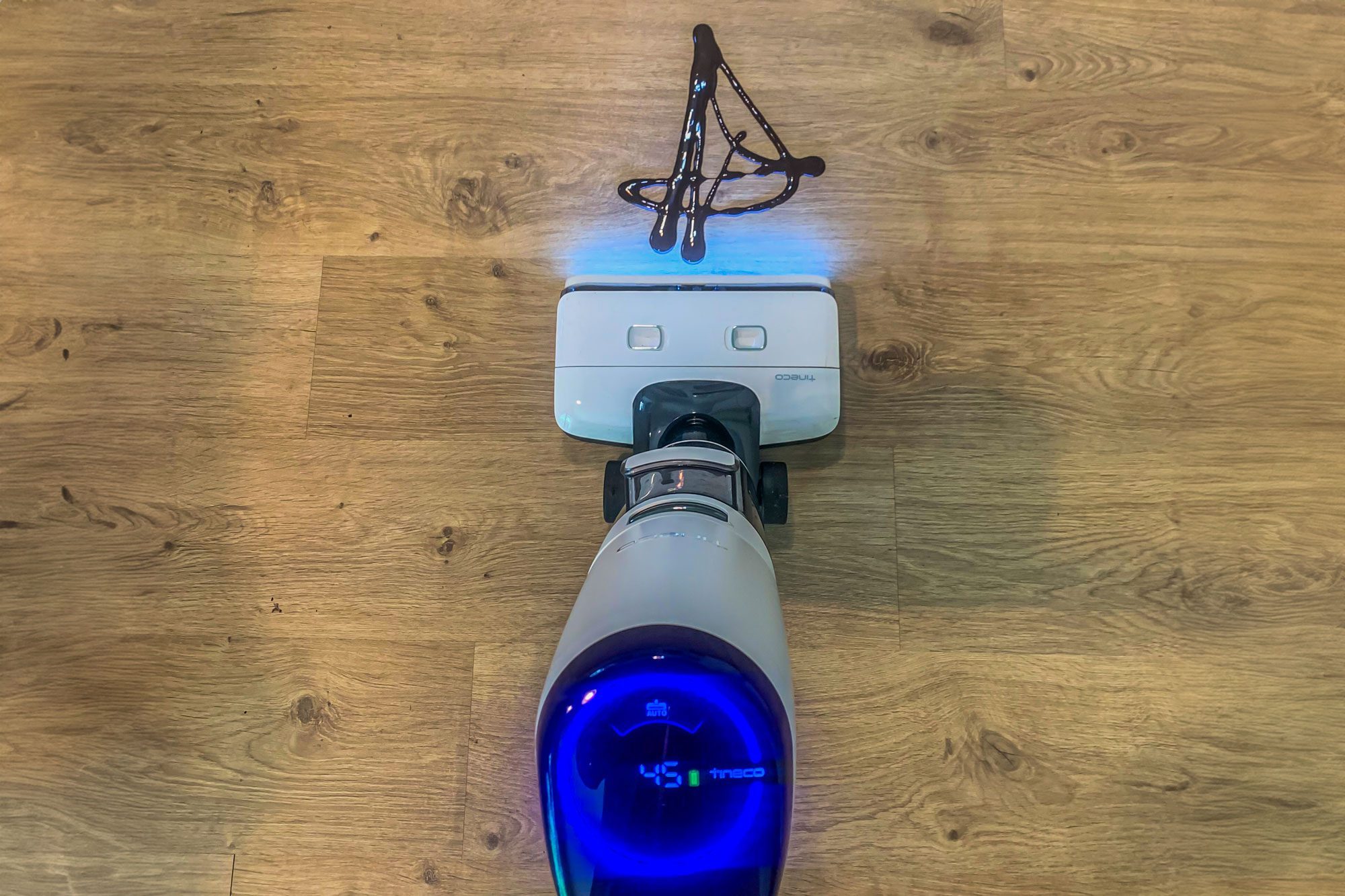 Tineco Floor One S7 Steam Wet Dry Vacuum Chocolate Stain