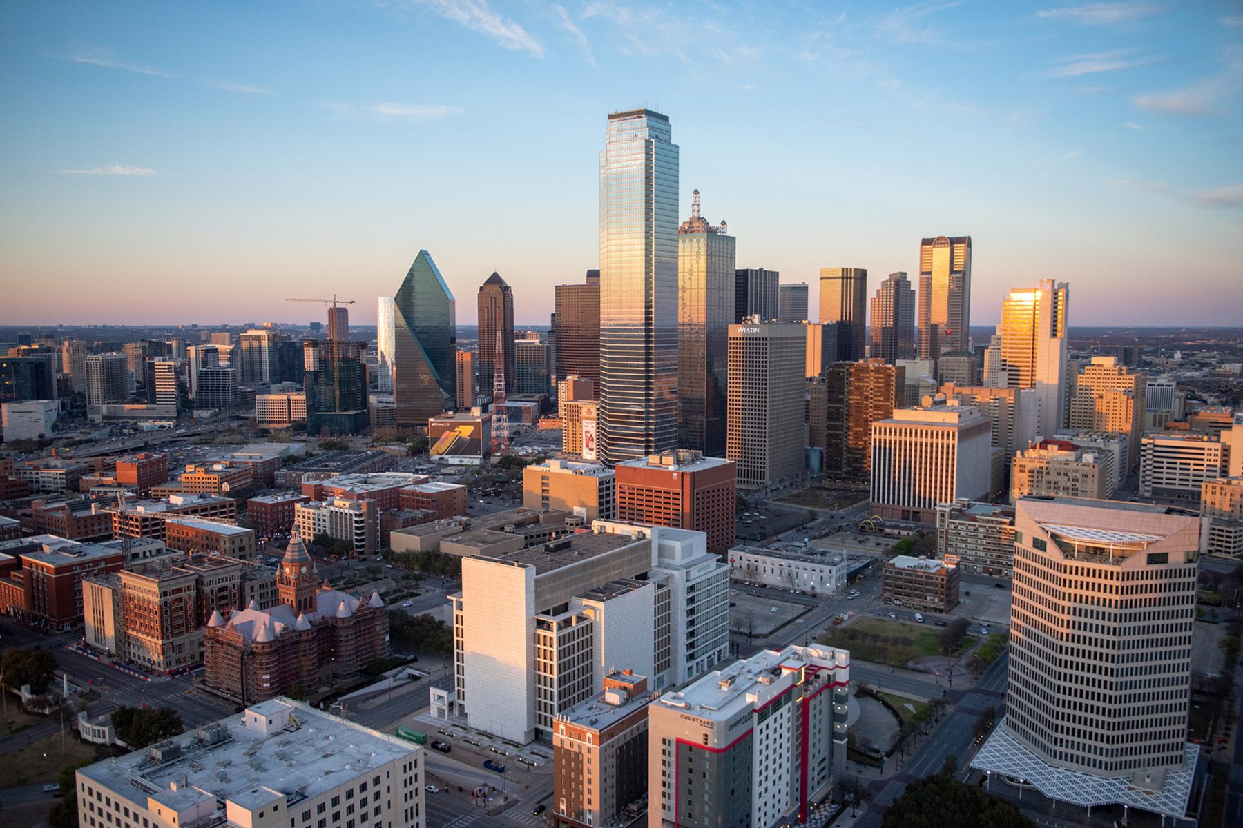 Dallas Downtown - Aerial view