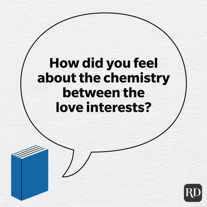 Best Book Club Questions To Get The Conversation blue book callout graphic