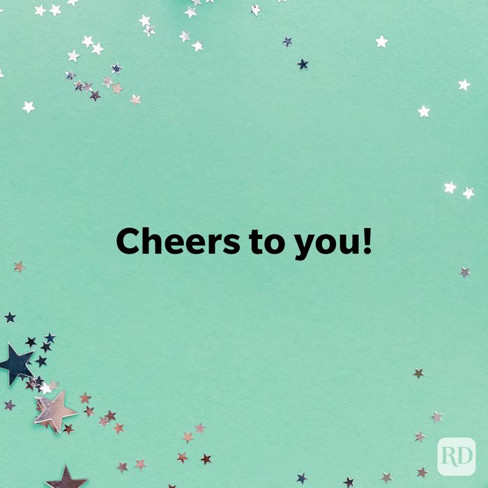 Congratulations Messages That Are Perfect For Any Occasion confetti gold ribbon celebratory on green background