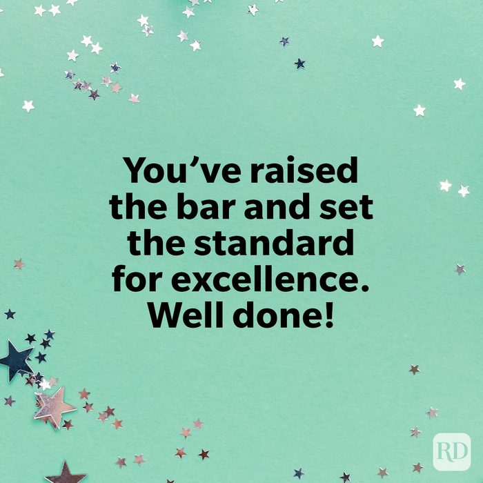 Congratulations Messages That Are Perfect For Any Occasion confetti gold ribbon celebratory on green background