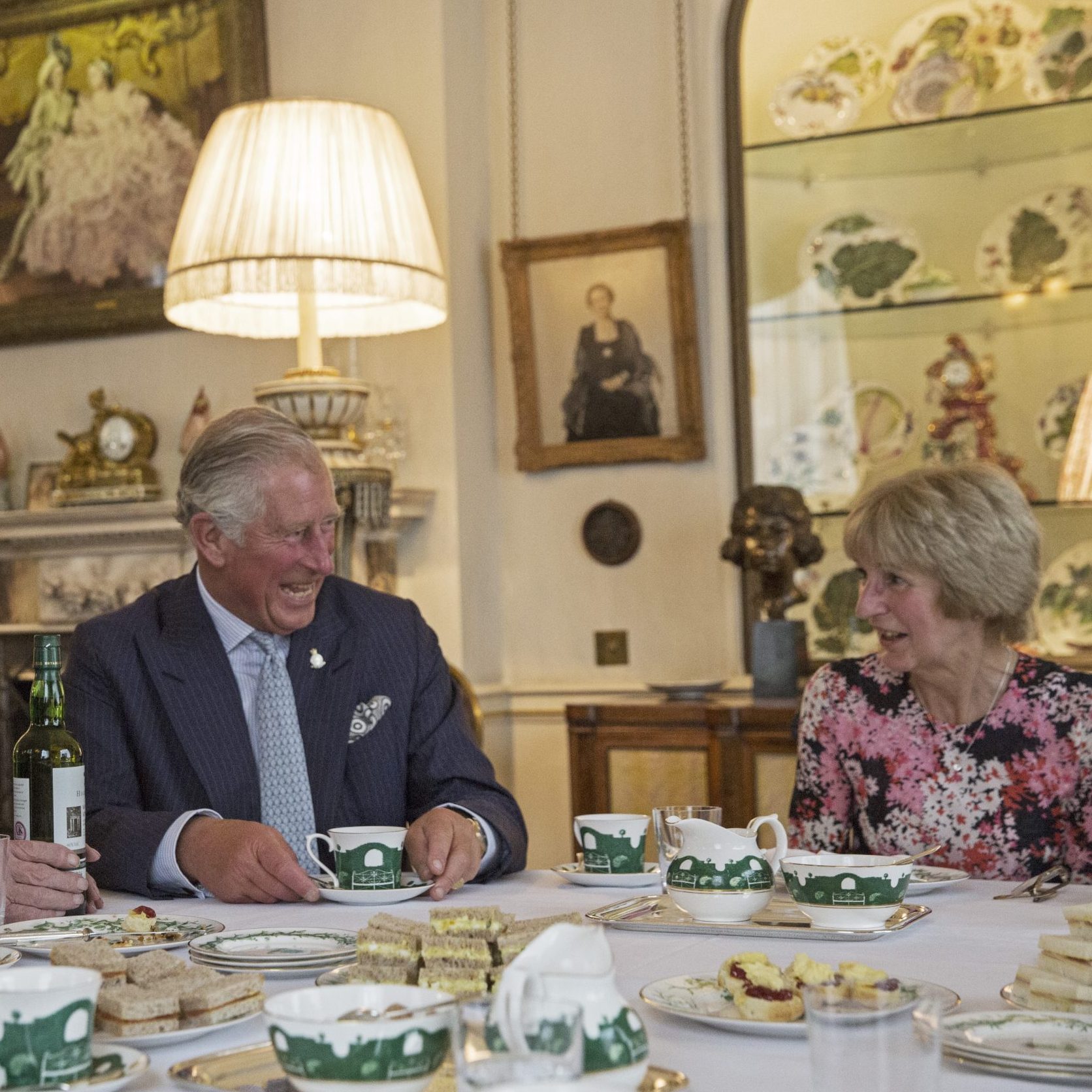 The Prince Of Wales & Duchess Of Cornwall Host A Tea