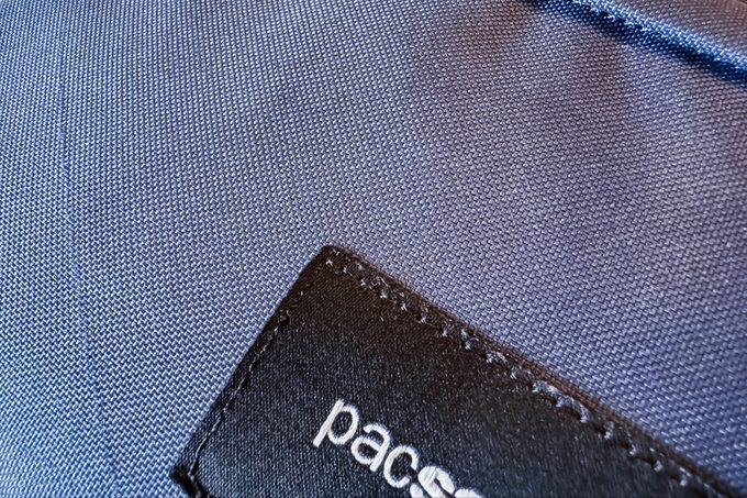 Pacsafe Crossbody front closeup