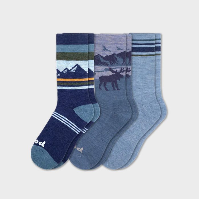 3 Pack Men's Crew Socks