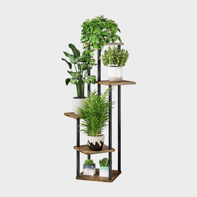 Azerpian Plant Stand 5 Tier Indoor Metal Flower Shelf
