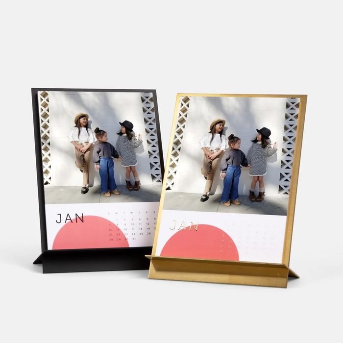 Brass Easel & Calendar Ecomm Via Artifactuprising.com