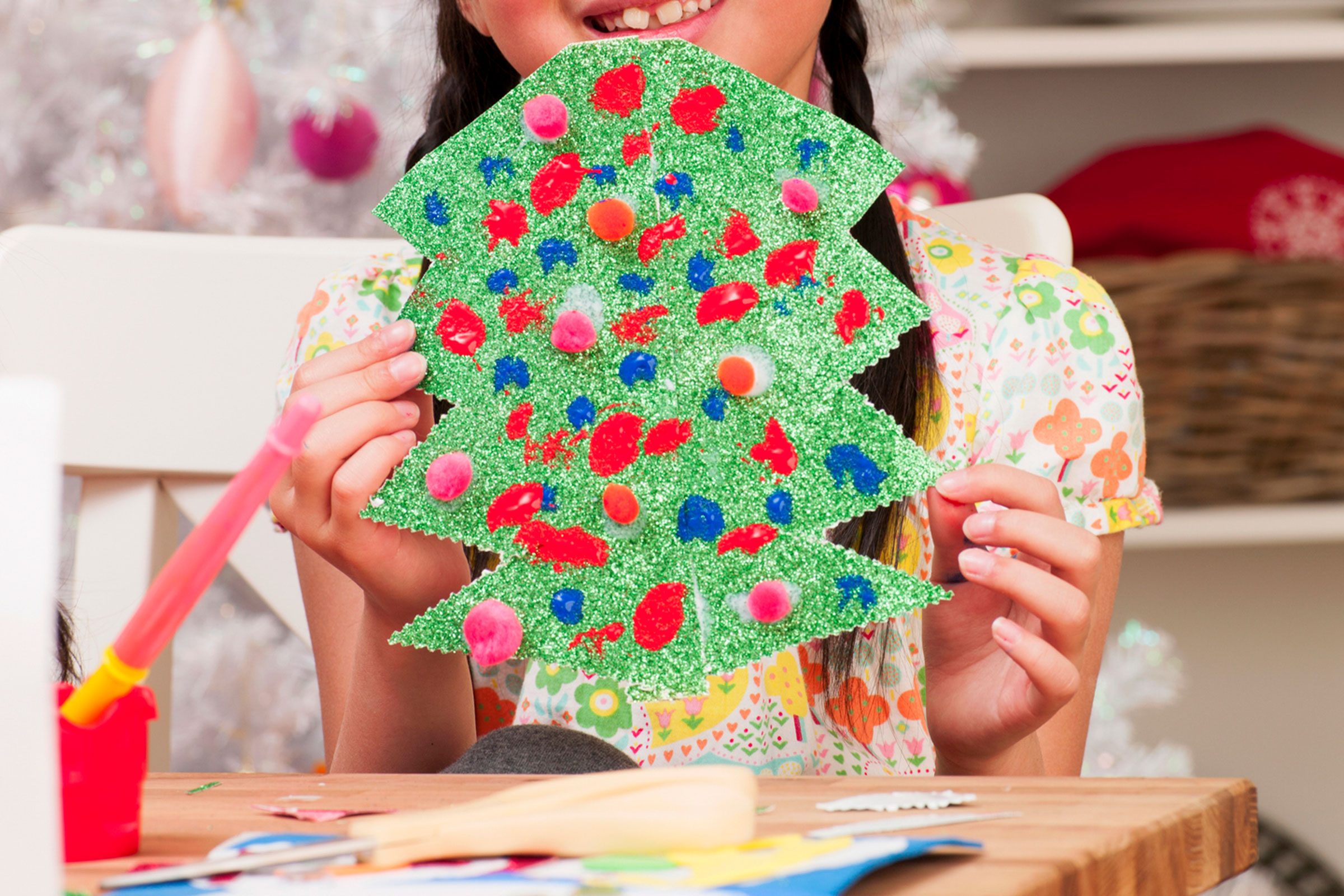 Glitter Christmas tree