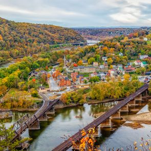 Harpers Ferry View From Maryland Heights West Virginia Usa