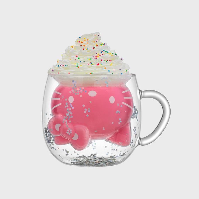 Hello Kitty 50th Anniversary Limited Edition Double Wall Glass Mug