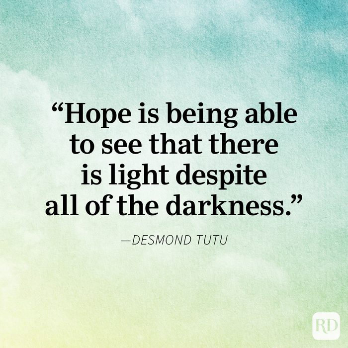 Hope Quotes That Will Instantly Lift You Up on green clouds watercolour background