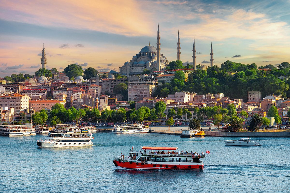 A view of Istanbul, Turkey.