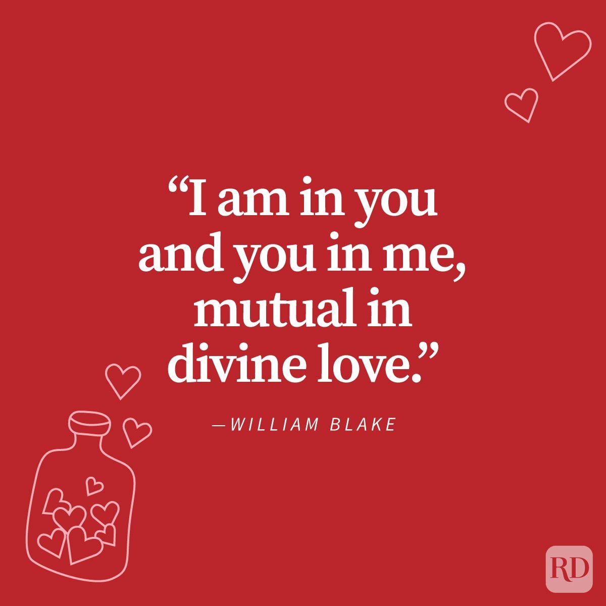 Love Quotes To Share With Your Special Someone with doodles on red background