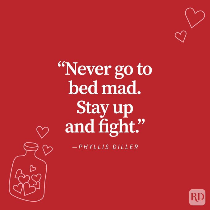 Love Quotes To Share With Your Special Someone with doodles on red background