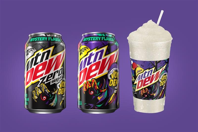 Mountain Dew 2024 Voodew Mystery Flavor For Halloween Via Pepsico.com Pdedit
