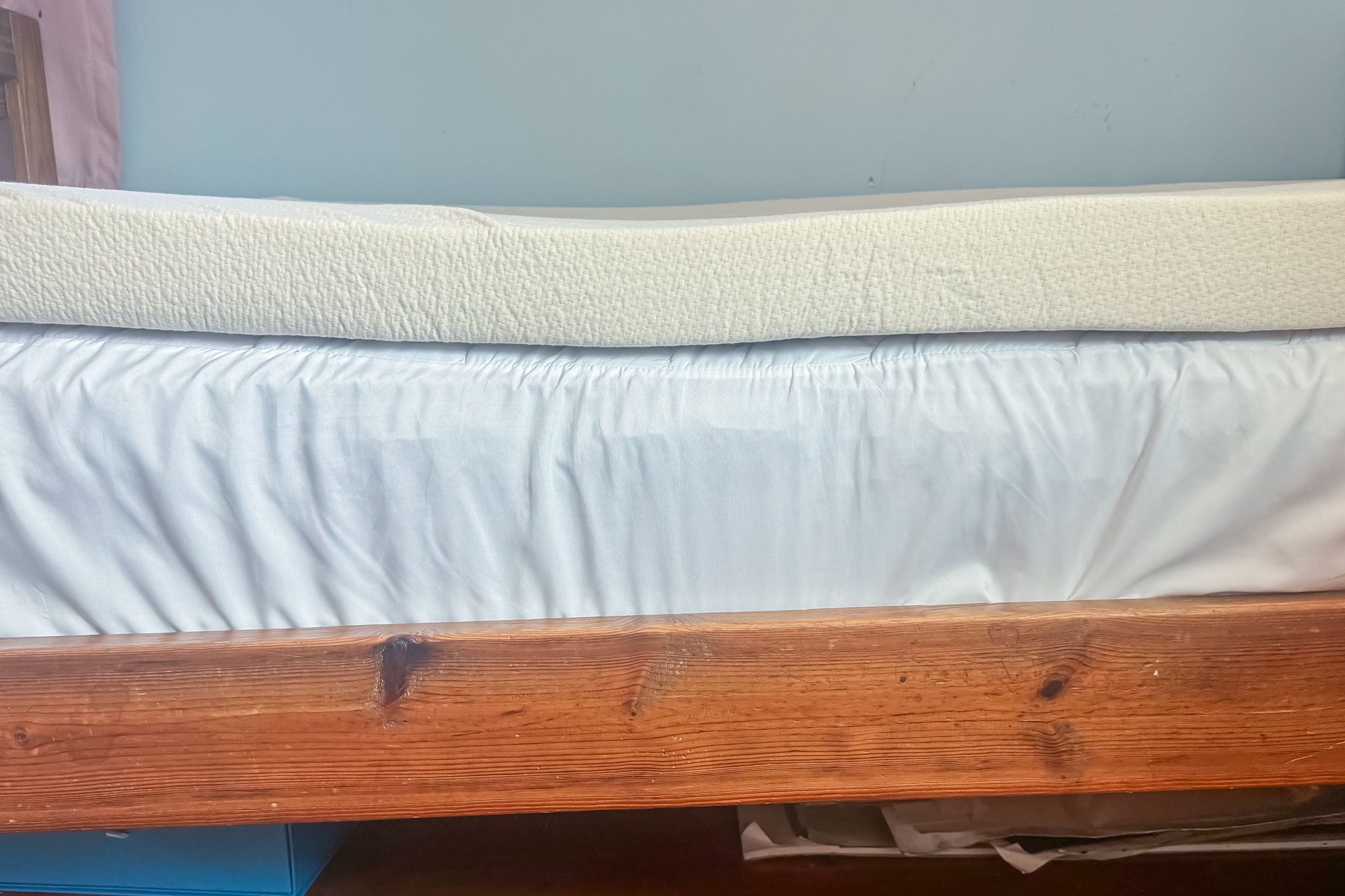 Avocado Mattress Topper on old mattress