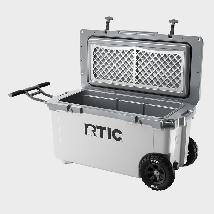 Rtic 72 Quart Ultra Light Wheeled Cooler Hard Insulated Portable Ice Chest Box