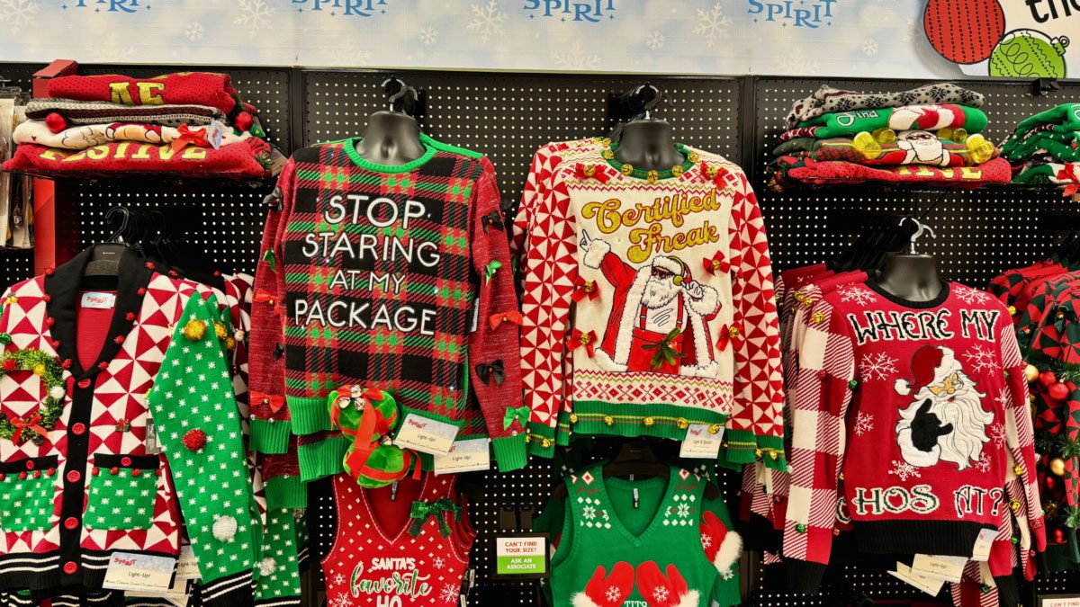 Spirit Christmas Store opening.