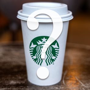 A drink from Starbucks.