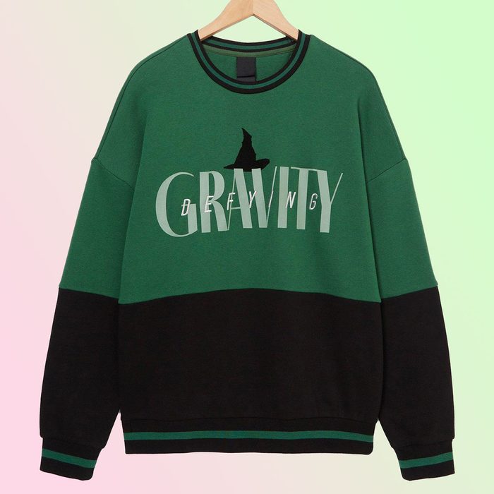 Wicked Defying Gravity Womens Panel Crewneck