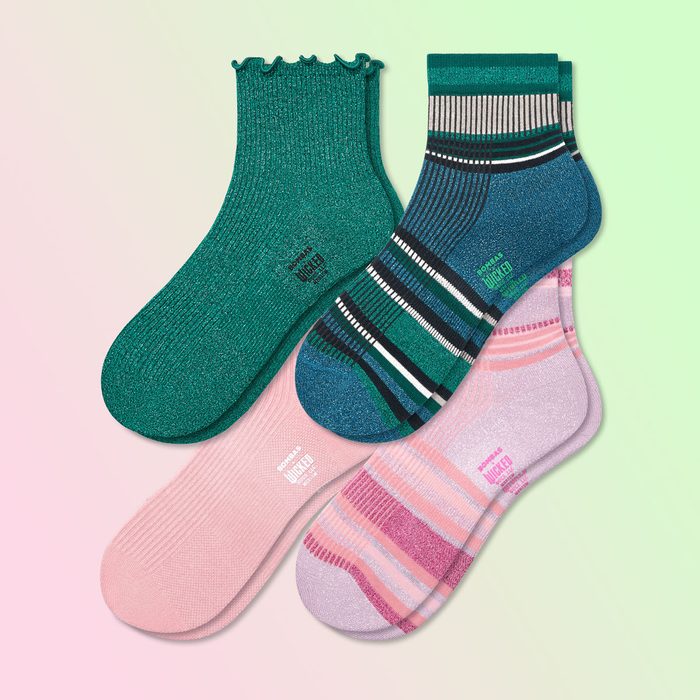 Wicked X Bombas Lightweight Quarter Sock 4 Pack
