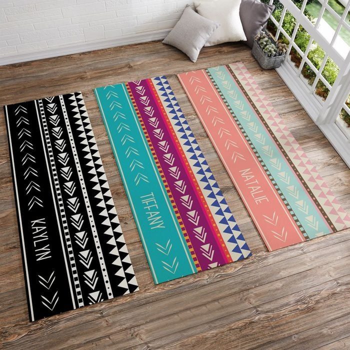 Bohemian Chic Personalized Yoga Mat Via Bedbathandbeyond.com 