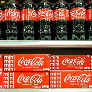 Miami Beach, Florida, Publix grocery store, Coca Cola products in mini and large sizes. (Photo by: Jeffrey Greenberg/Universal Images Group via Getty Images)