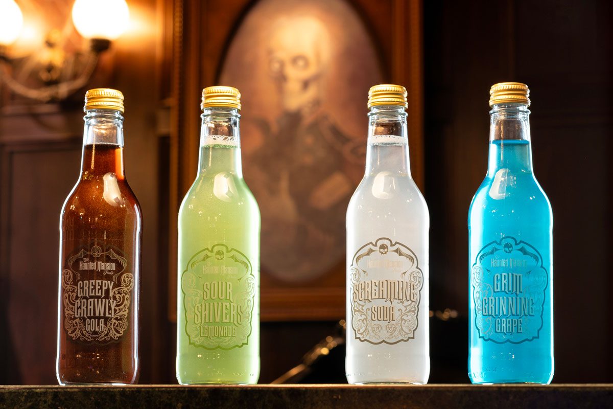 Disney Treasure Haunted Mansion Parlor Soda flavors