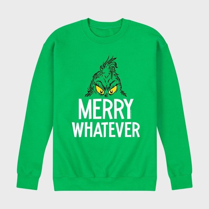 Dr Seuss How The Grinch Stole Christmas Crewneck Ecomm Via Walmart.com 