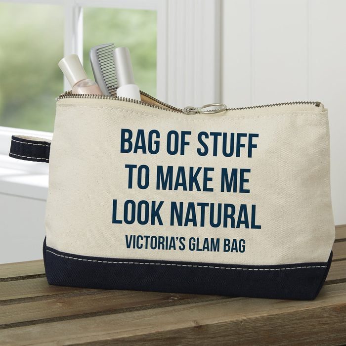 Expressions Personalized Makeup Bag Via Personalizationmall.com 