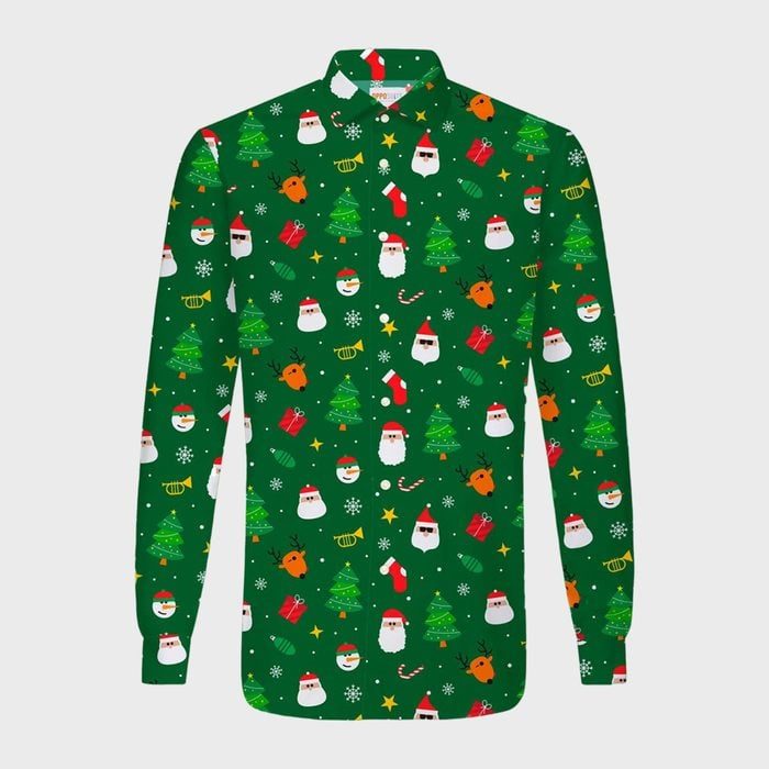Festive Button Up Shirt Ecomm Via Nordstrom.com 