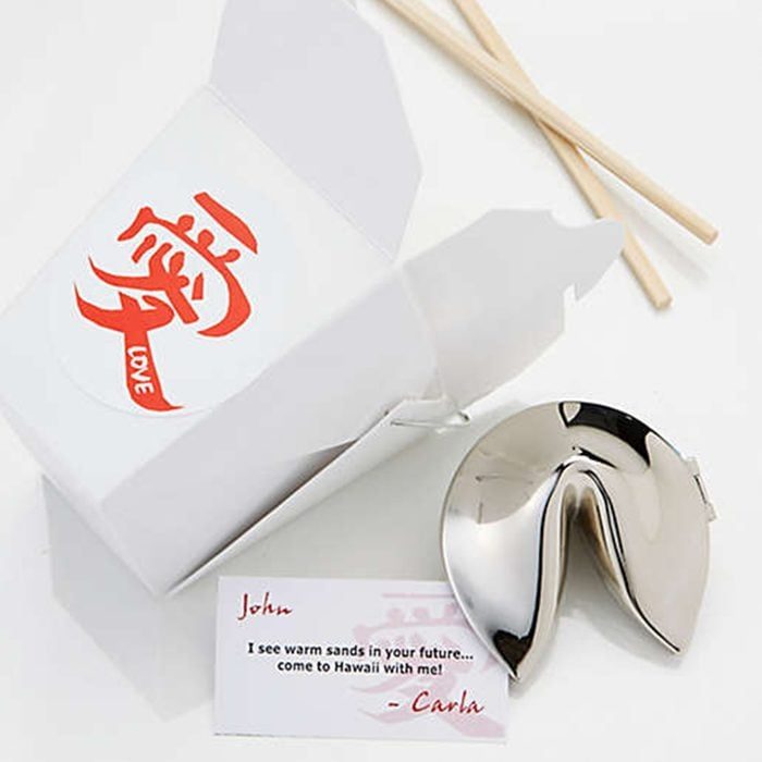 Fortunate Love Personalized Fortune Cookie Via Bedbathandbeyond.com 