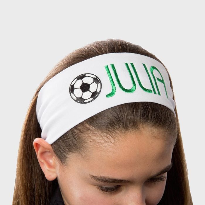 Funny Girl Designs Monogrammed Embroidered Headband Via Amazon.com 