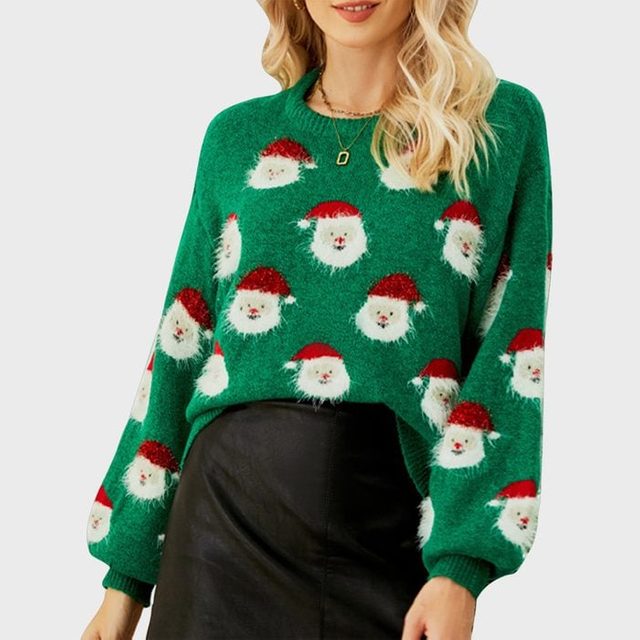 Fuzzy Santa Sweater Ecomm Via Walmart.com 