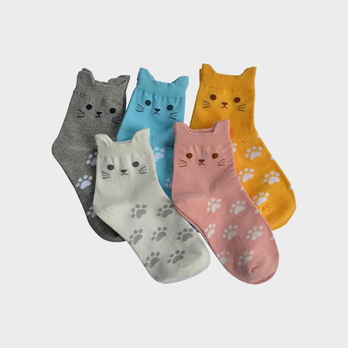 Jeasona Womens Cat Socks Ecomm Amazon.com 