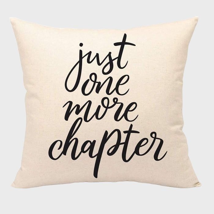 Just One More Chapter Pillow Cover Ecomm Via Amazon.com 