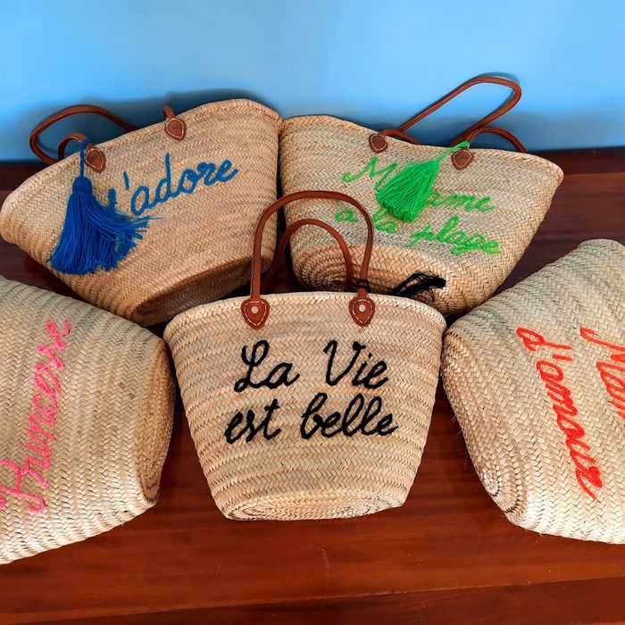 Keshmark Monogrammed Baskets Via Etsy.com 
