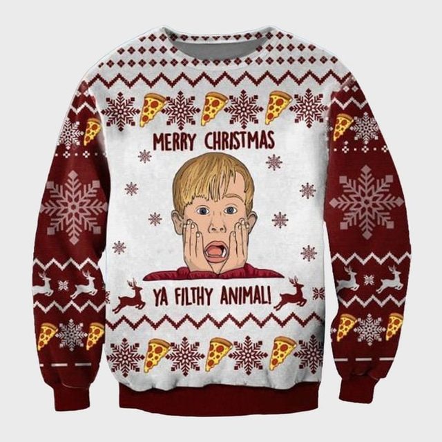 Merry Christmas Ya Filthy Animal Sweater Ecomm Via Happytimecraftsco Etsy.com 
