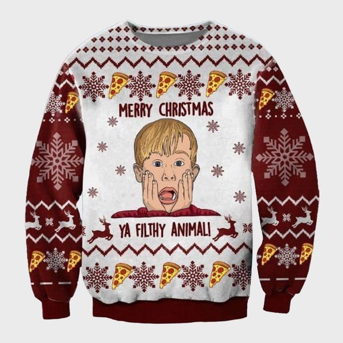 Merry Christmas Ya Filthy Animal Sweater Ecomm Via Happytimecraftsco Etsy.com 