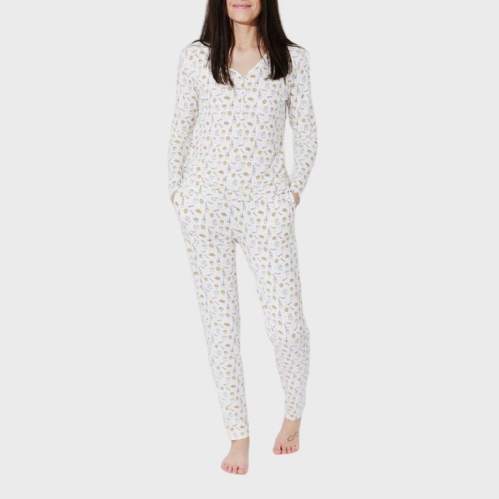 Milk Cookies Bamboo Pajama Set Ecomm Via Bellabubear.com 
