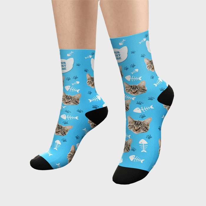 My Face Socks Custom Cat Socks Via Myfacesocks.com 