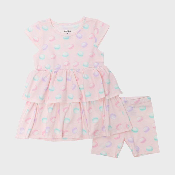 Norani Baby Macarons Layered Dress With Biker Shorts Ecomm Via Norani.com  (1)