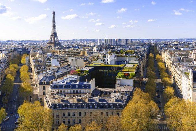 A view of Paris, France.